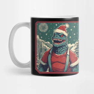 Kaiju Christmas Mug